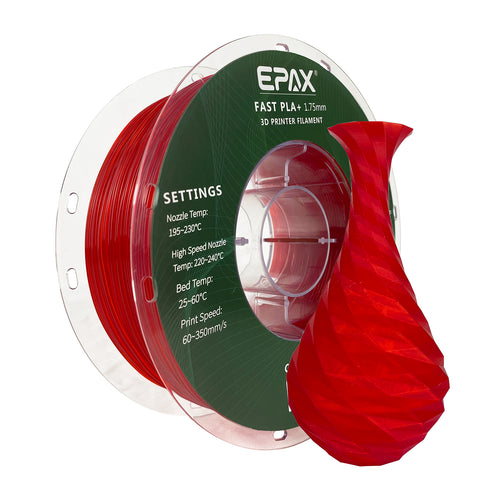EPAX Fast PLA+ Filament Regular Colors, 1.75mm 1KG (2.2LB)