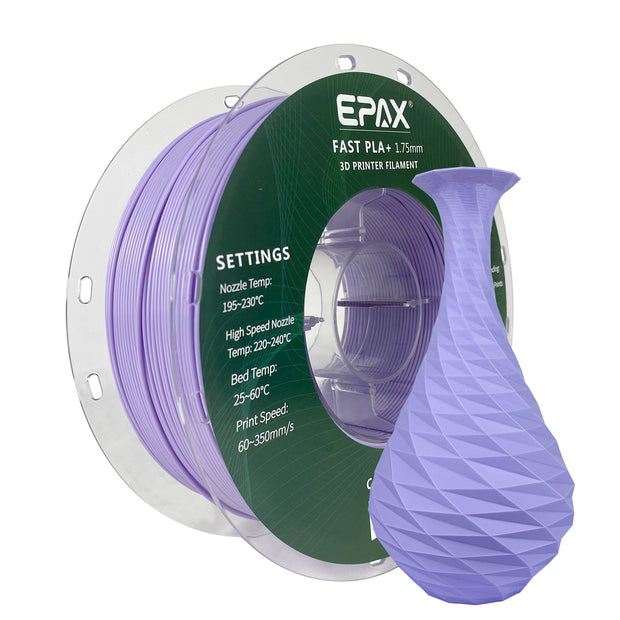 EPAX Fast PLA+ Filament Regular Colors, 1.75mm 1KG (2.2LB)
