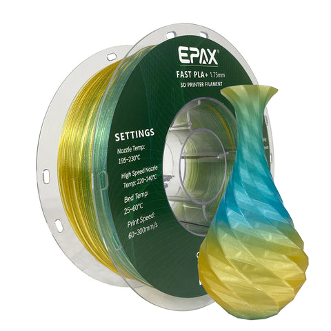 EPAX Fast PLA+ Filament Crystal Spring, 1.75mm 1KG (2.2LB)