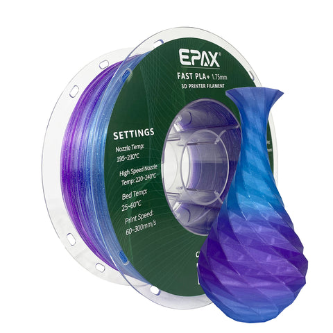 EPAX Fast PLA+ Filament Crystal Sugarplum, 1.75mm 1KG (2.2LB)