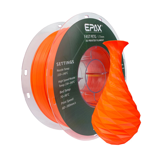 EPAX Fast PETG 3D Printer High Speed Filament, 1.75mm 1KG (2.2LB)