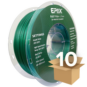 Wholesale case -- 10 spools of EPAX Fast PLA+ 3D Printer High Speed Filament, 1.75mm 1KG