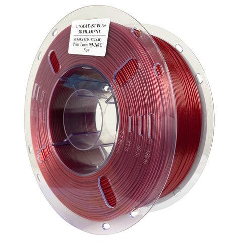 EPAX Fast PLA+ Filament Aurora Red, 1.75mm 1KG (2.2LB)