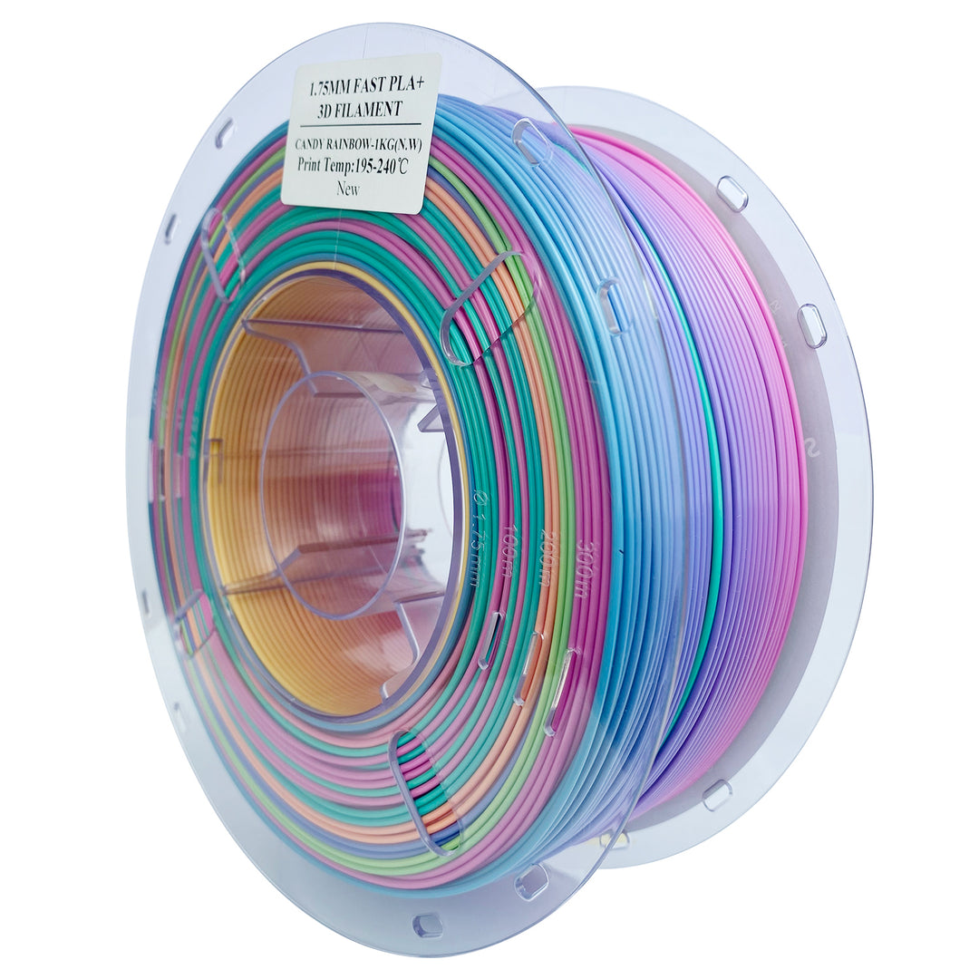 EPAX Fast PLA+ Filament Candy Rainbow, 1.75mm 1KG (2.2LB) – EPAX 3D
