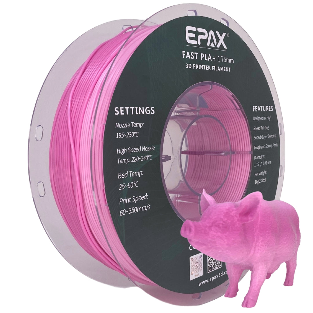 EPAX Fast PLA+ Filament Pink Ombré, 1.75mm 1KG (2.2LB) – EPAX 3D