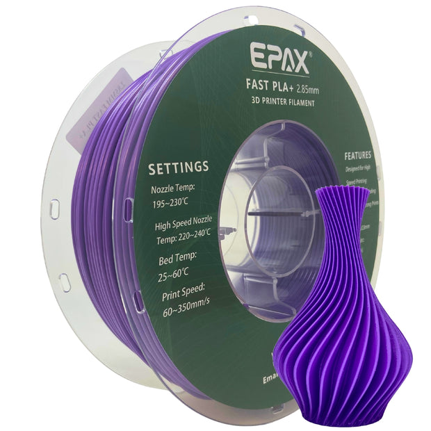 EPAX Fast PLA+ 3D Printer High Speed Filament, Special 2.85mm diameter ...