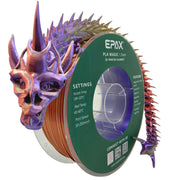 EPAX Magic Silk PLA 3D Printer Filament Bi-Colors/Tri-Colors, 1.75mm 1KG (2.2LB)