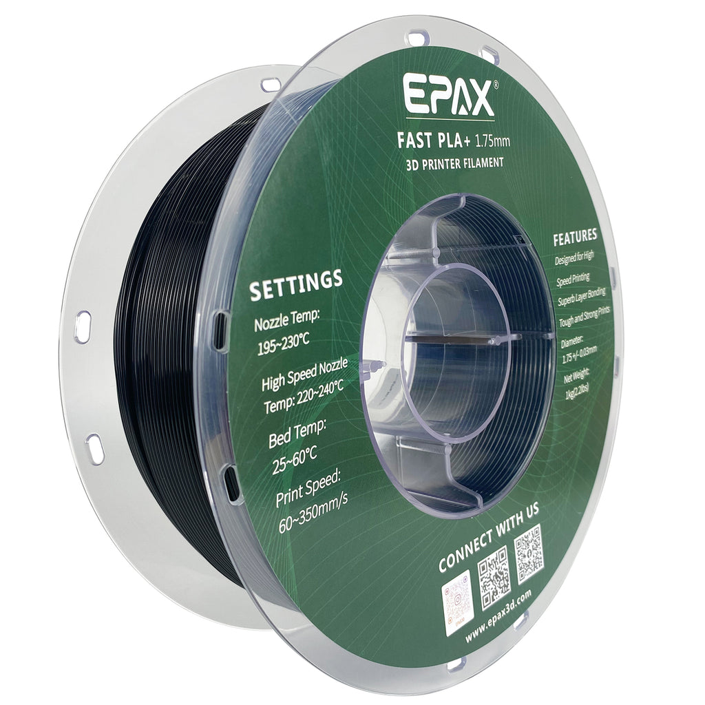 EPAX Fast PLA+ 3D Printer High Speed Filament, 1.75mm 1KG (2.2LB) – EPAX 3D