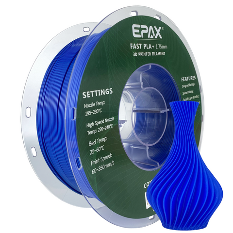 EPAX Fast PLA+ Filament Regular Colors, 1.75mm 1KG (2.2LB)