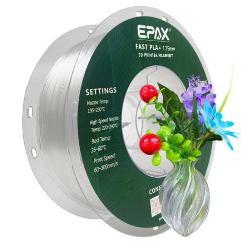 EPAX Fast PLA+ Filament Regular Colors, 1.75mm 1KG (2.2LB)