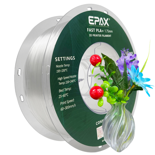 Epax EPAX Fast PLA+ Filament Regular Colors, 1.75mm 1KG (2.2LB) – EPAX 3D