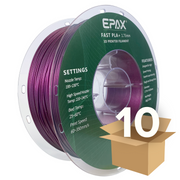 Wholesale case -- 10 spools of EPAX Fast PLA+ 3D Printer High Speed Filament, 1.75mm 1KG