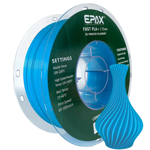 EPAX Fast PLA+ Filament Regular Colors, 1.75mm 1KG (2.2LB)