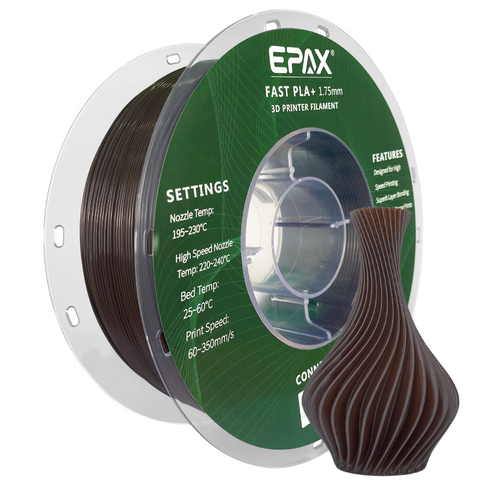 EPAX Fast PLA+ Filament Regular Colors, 1.75mm 1KG (2.2LB)