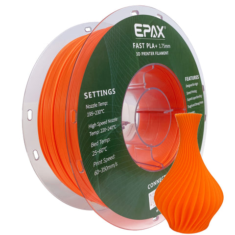 EPAX Fast PLA+ Filament Neon Series, 1.75mm 1KG (2.2LB)