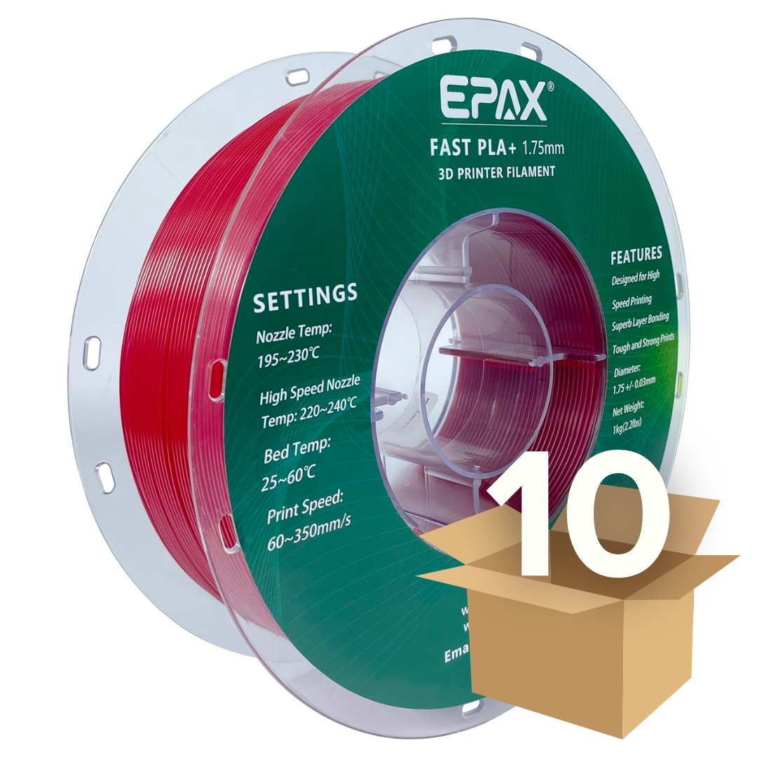Wholesale case -- 10 spools of EPAX Fast PLA+ 3D Printer High