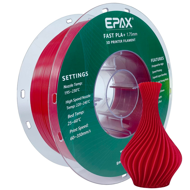 Epax EPAX Fast PLA+ Filament Regular Colors, 1.75mm 1KG (2.2LB) – EPAX 3D