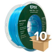 Wholesale case -- 10 spools of EPAX Fast PLA+ 3D Printer High Speed Filament, 1.75mm 1KG