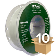 Wholesale case -- 10 spools of EPAX Fast PLA+ 3D Printer High Speed Filament, 1.75mm 1KG