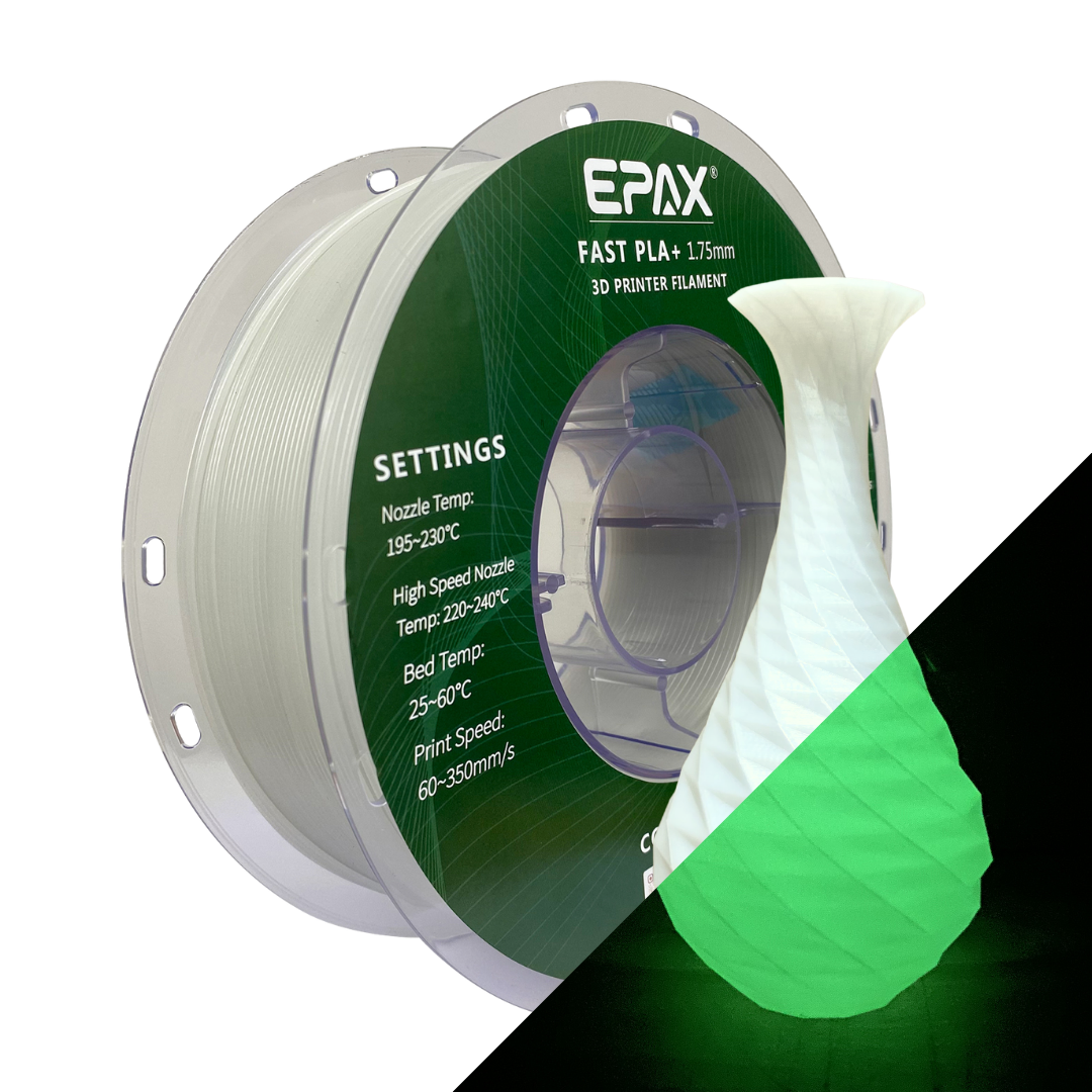 EPAX Fast PLA+ Filament Luminous Green, 1.75mm 1KG (2.2LB) – EPAX 3D