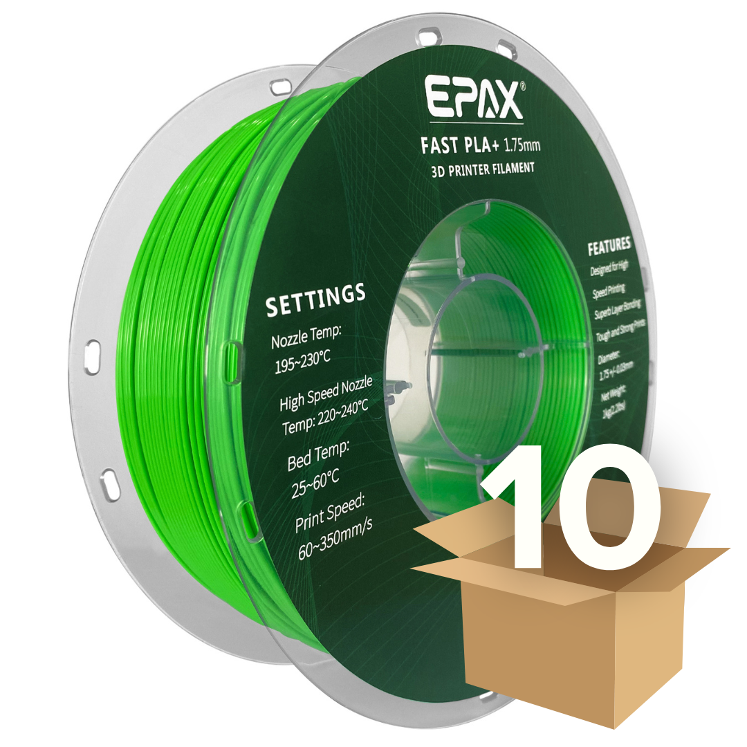 Wholesale case -- 10 spools of EPAX Fast PLA+ 3D Printer High