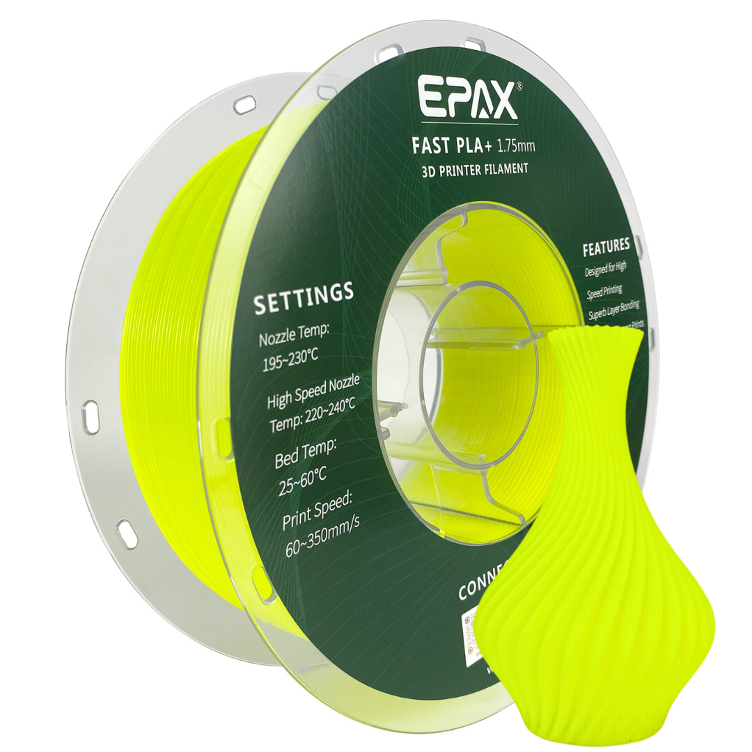 Epax EPAX Fast PLA+ Filament Neon Series, 1.75mm 1KG (2.2LB) – EPAX 3D