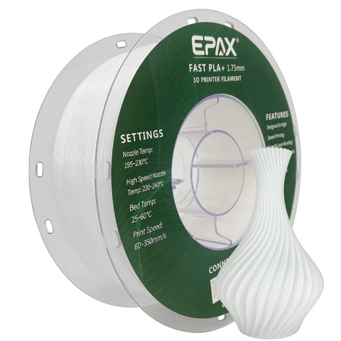 EPAX Fast PLA+ Filament Regular Colors, 1.75mm 1KG (2.2LB)