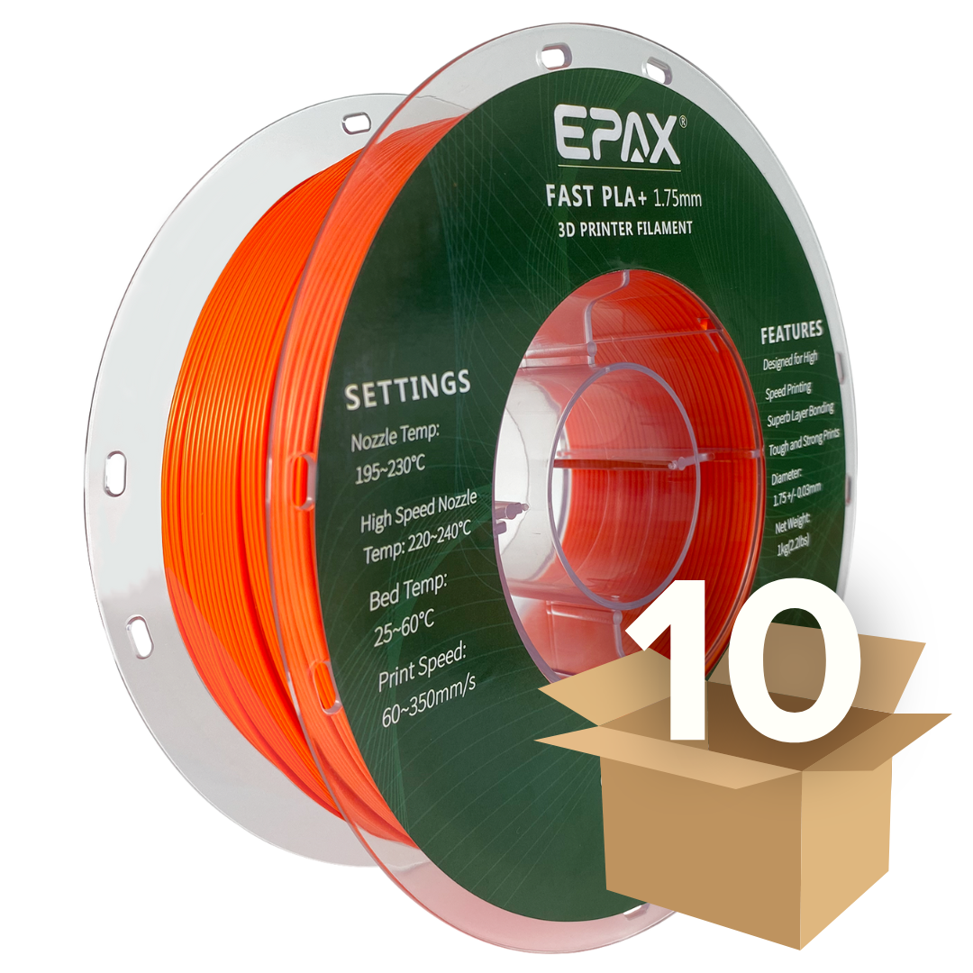 Wholesale case -- 10 spools of EPAX Fast PLA+ 3D Printer High