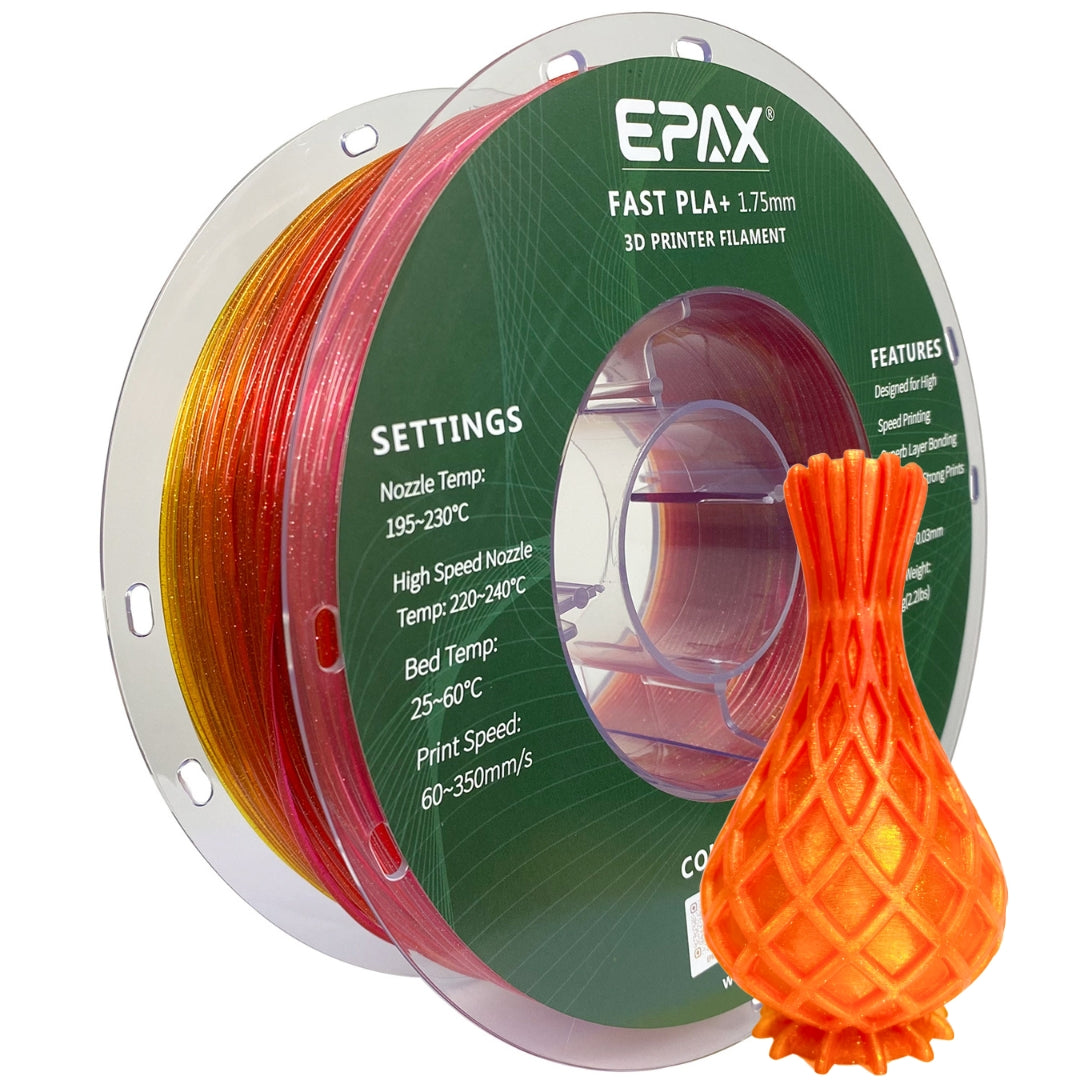 リーファexsarpsa10 EPAX Fast PLA+ Filament Orange Dawn, 1.75mm 1KG (2.2LB) – EPAX 3D