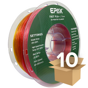 Wholesale case -- 10 spools of EPAX Fast PLA+ 3D Printer High Speed Filament, 1.75mm 1KG