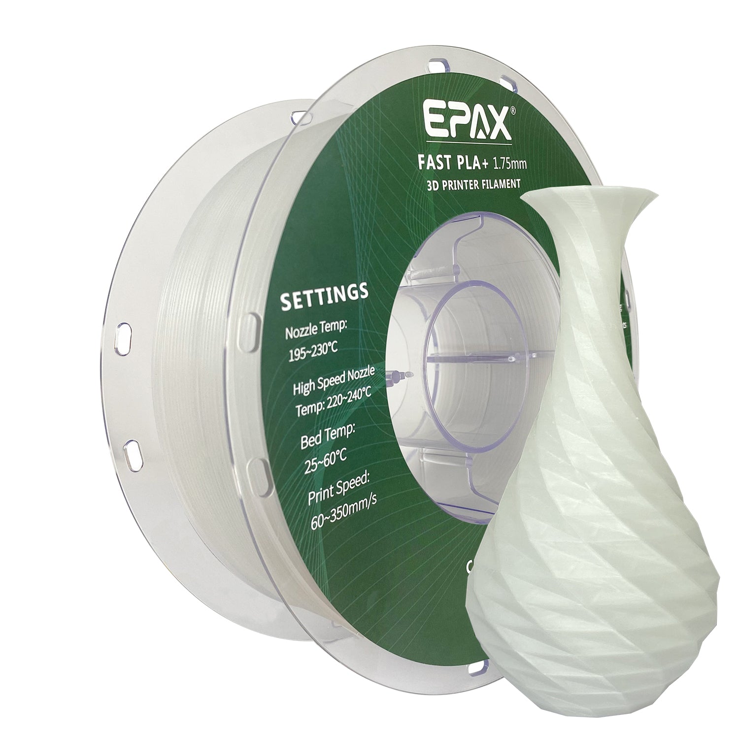 EPAX Fast PLA+ Filament Luminous Purple, 1.75mm 1KG (2.2LB) – EPAX 3D