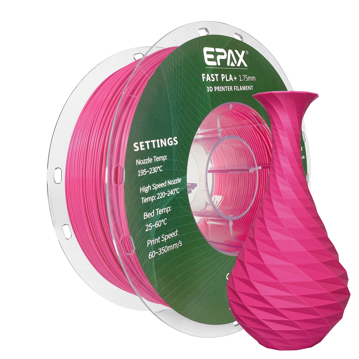 Epax Module EPAX Fast PLA+ Filament Neon Series, 1.75mm 1KG (2.2LB) – EPAX 3D