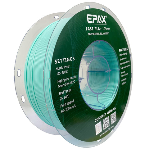 EPAX Fast PLA+ Filament Regular Colors, 1.75mm 1KG (2.2LB)