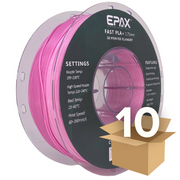 Wholesale case -- 10 spools of EPAX Fast PLA+ 3D Printer High Speed Filament, 1.75mm 1KG