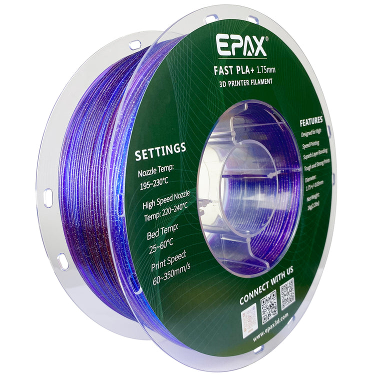 EPAX Fast PLA+ Filament Purple Dusk, 1.75mm 1KG (2.2LB) – EPAX 3D