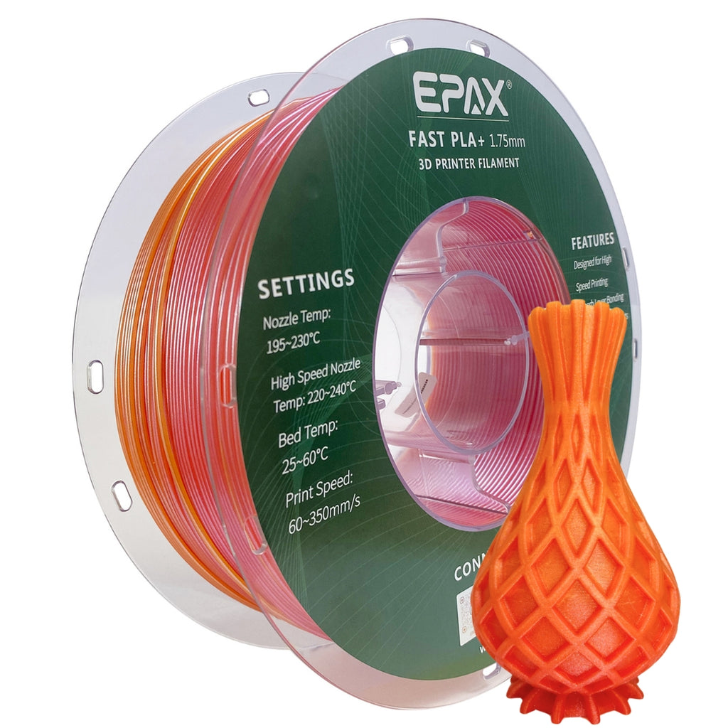 EPAX Fast PLA+ Filament Solar Flare, 1.75mm 1KG (2.2LB) – EPAX 3D