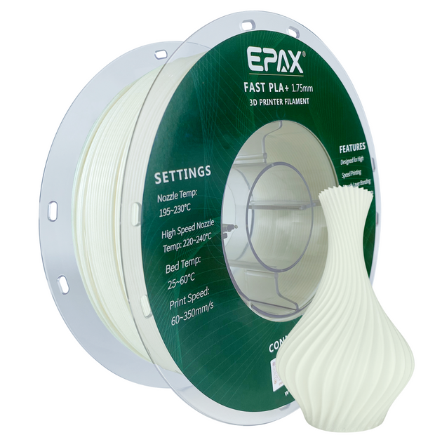 Epax EPAX Fast PLA+ Filament Regular Colors, 1.75mm 1KG (2.2LB) – EPAX 3D