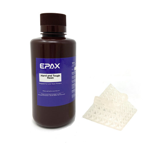 EPAX Hard & Tough Resin for LCD 3D Printers, UV 405nm